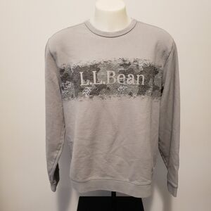 Vintage L.L.Bean Men's Sweatshirt Crewneck  Outdoor Pullover Sz XL Gray